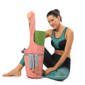 Manufacture Large size yoga bag with pocket eco friendly recycle yoga mat bag